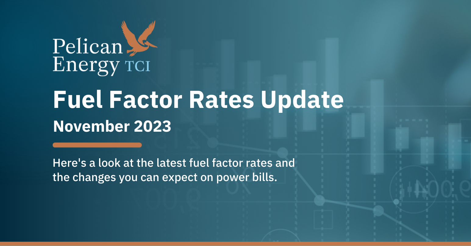 Fuel Factor Rates Increase with Market Prices: November 2023